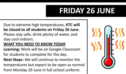 Extreme Weather Update (Closed Fri)