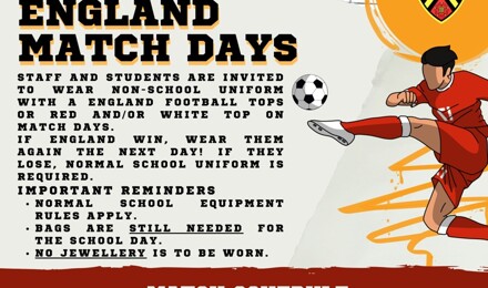 England Match Days Post (Wed 1)
